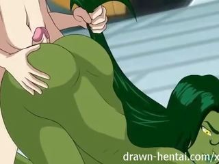 Grand cztery hentai - she-hulk odlew