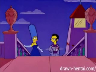 Simpsons xxx film - marge dan artie afterparty